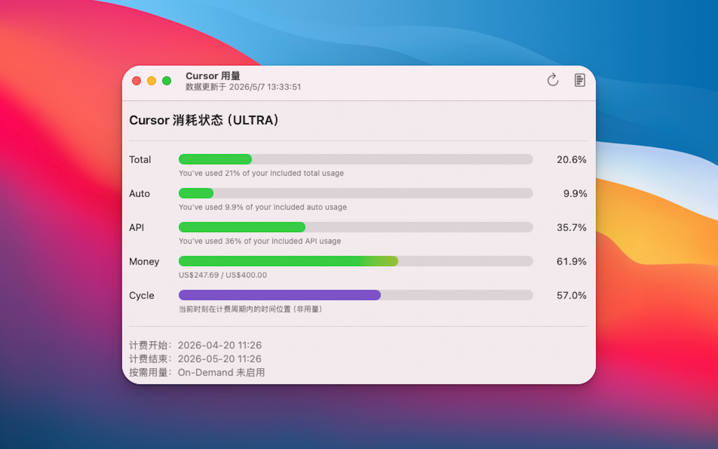 AI Usage Screenshot